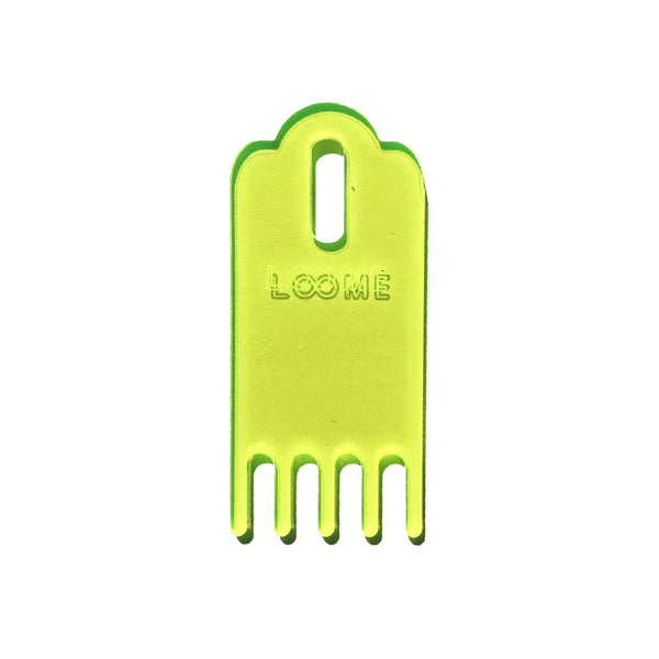 2-IN-1 TOOL: Tassel & Weaving Comb (Rectangle)