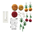 KIT: Earrings: Cherries Pom Pom