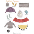 SOLD OUT KIT: I Knit SF Half Moon Rug Kit in Woven Basket